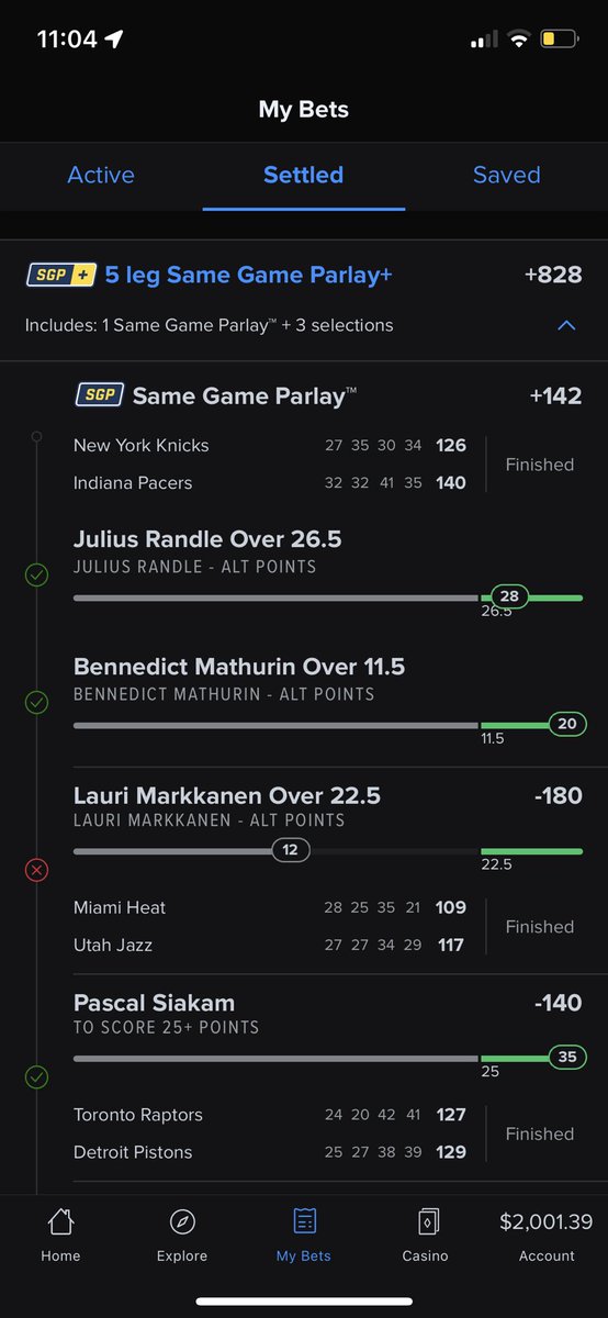 TBECrimson's tweet photo. WE CASHED OUT TODAY!!! ONLY 1 RED LEG ALL DAY ✅🍀  #GamblingX #gamblingtwitter (+$2000)
All Plays Posted Here: https://t.co/zOmecClrOH https://t.co/QJnwvVvNTI