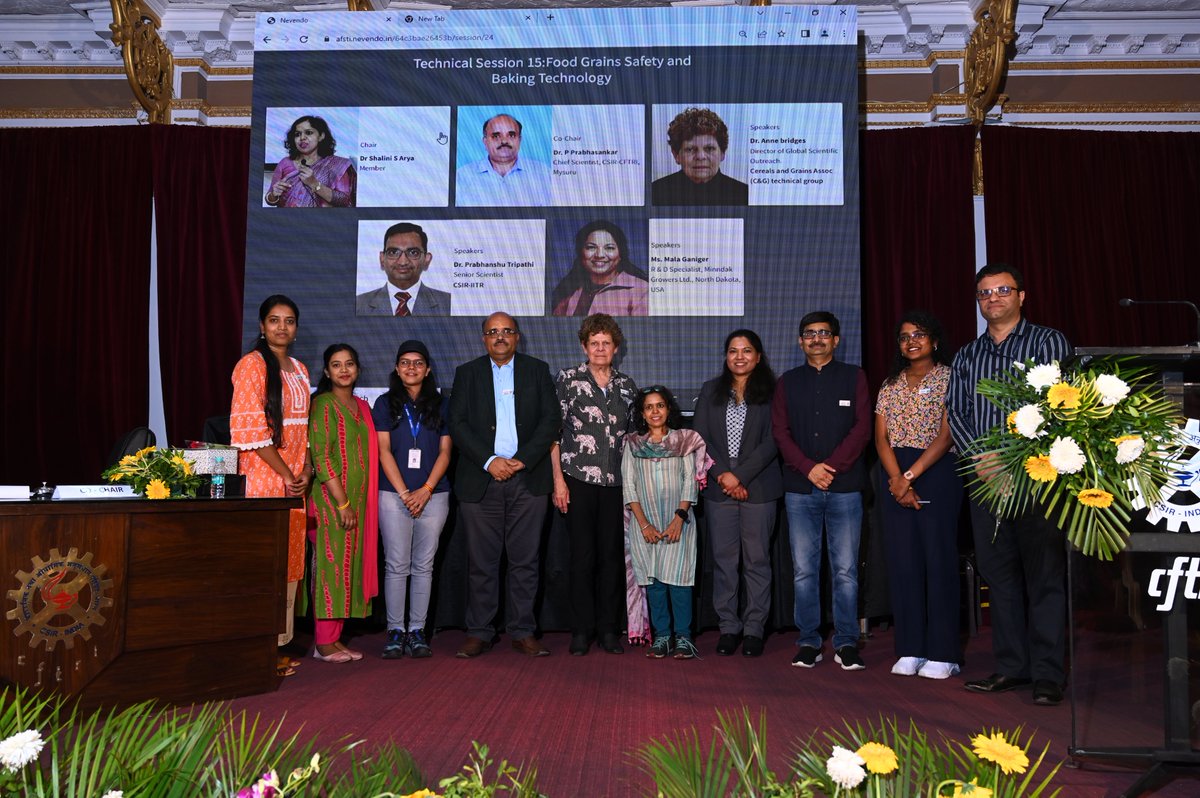Buckwheatgal's tweet photo. My first International Food Convention #IFCON in Mysore, India! Thank you #CFTRI for the invitation as one of the lead speaker to talk about #buckwheat and wonderful hospitality!! #ifcon2023 https://t.co/clz4QTYPq6