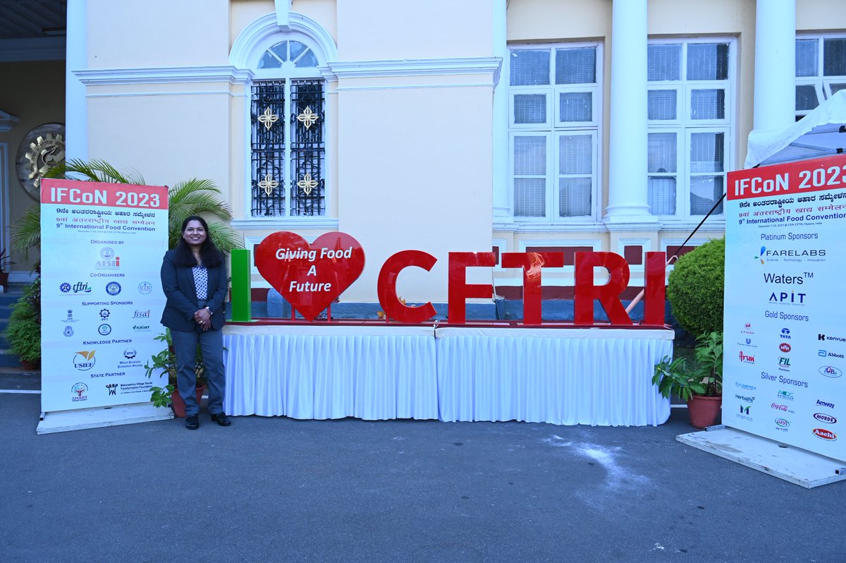 Buckwheatgal's tweet photo. My first International Food Convention #IFCON in Mysore, India! Thank you #CFTRI for the invitation as one of the lead speaker to talk about #buckwheat and wonderful hospitality!! #ifcon2023 https://t.co/clz4QTYPq6