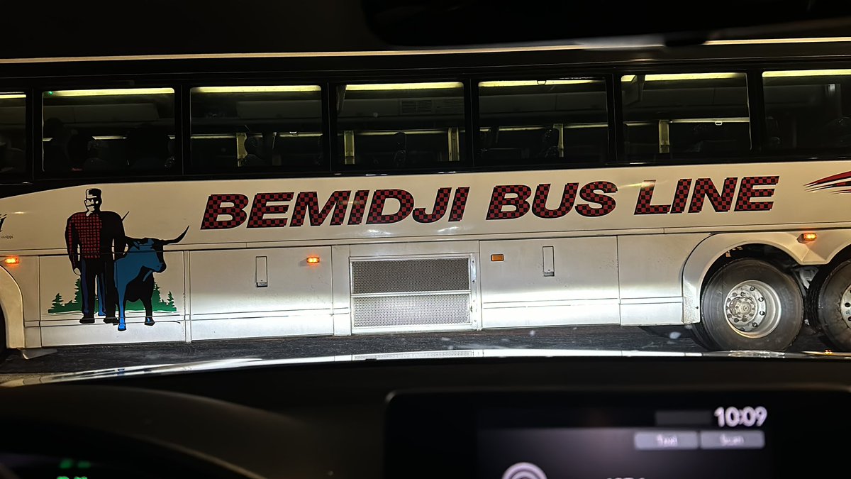 Last post of the day. Great team week and MVP candidate for trip is Lyle from <a href="/BemidjiBus/">Bemidji Bus Line</a> for getting the team around safety to games and field trips. Dicey trip home with roads but no worries when Lyle is behind the wheel for the Jacks.