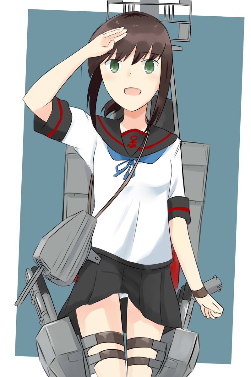 艦これ「こちらの吹雪で今年の描き納めです 今年も多くの場所と多くの人に出会えて良かったで」|泉水すばる 神戸かわさき、c102予定のイラスト