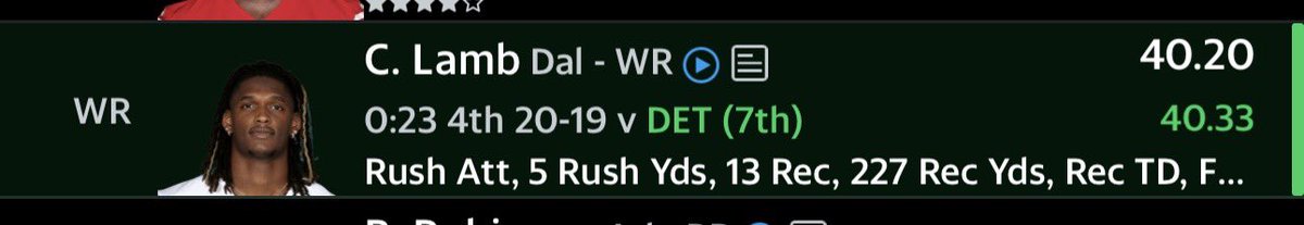 CollectingDad's tweet photo. @FantasyPros @FantasyProsNFL Yes sir let’s go! https://t.co/IDuUowLAGi