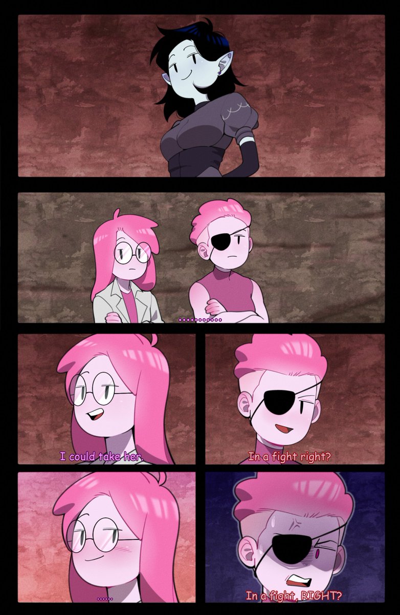 OmyChan2's tweet photo. Sure, in a fight...

I apologize for the absence, but I've returned with one last comic strip of the year, I hope you all have a happy New Year!

#Bubbline #adventuretime #FionnaandCake https://t.co/4SEyPQ0Jnq