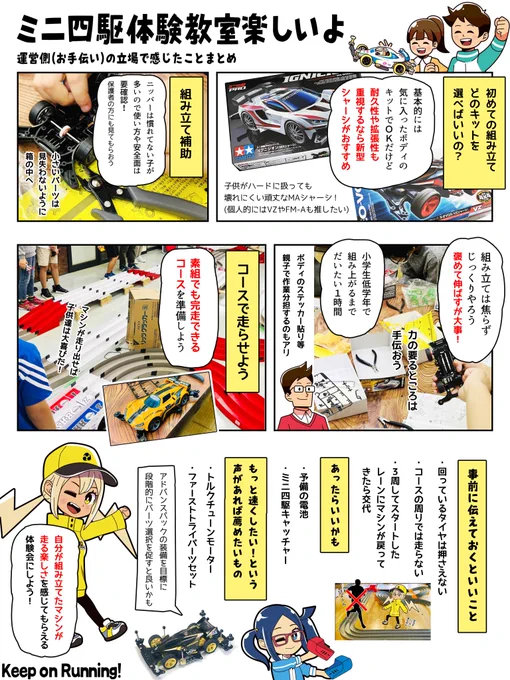 5月 その3

アーケードベースで開催されたミニ四駆教室にスタッフとして参加🏎

子供達のパワーが凄い!広いコースで盛り上がりました😆初めて組む子が四輪駆動の仕組みに感動していたのが印象的でした✨ 
