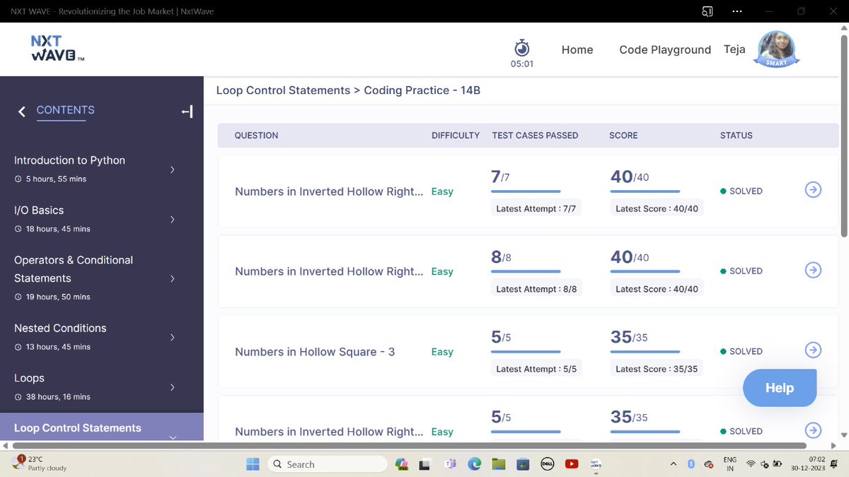 tejasree312004's tweet image. Hello Forks!!!💥
"Consistency is the main driver that leads an individual towards the ultimate success."
#My_learning_Progress
#Happy_Coding
#Python_Programming
#Highest_streaks
#Highpayingjob
#Nxtwave_academy
#ccbpian