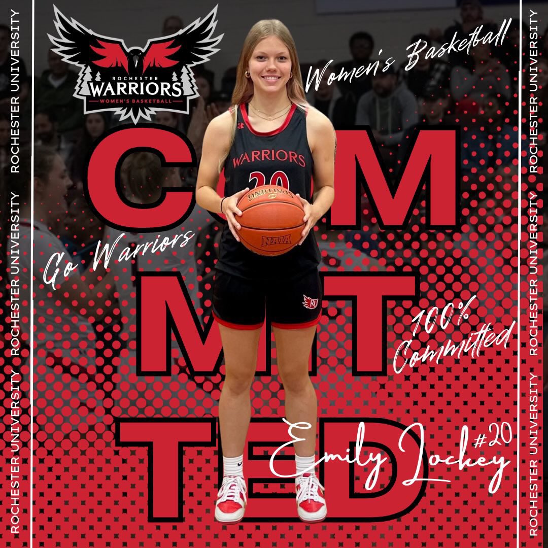 I would like to thank my family, coaches, and teammates for everything that they have done for me which has allowed me to get to where I am now. I am so excited to start this new chapter in my life! Go Warriors!