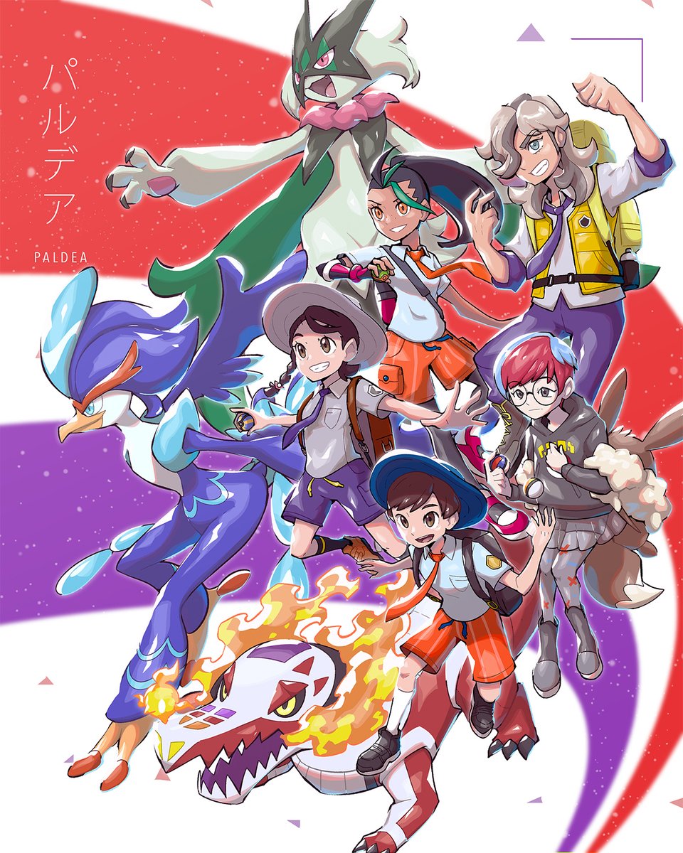 The Fan Art of Florian Juliana Nemona Arven Penny Meowscarada