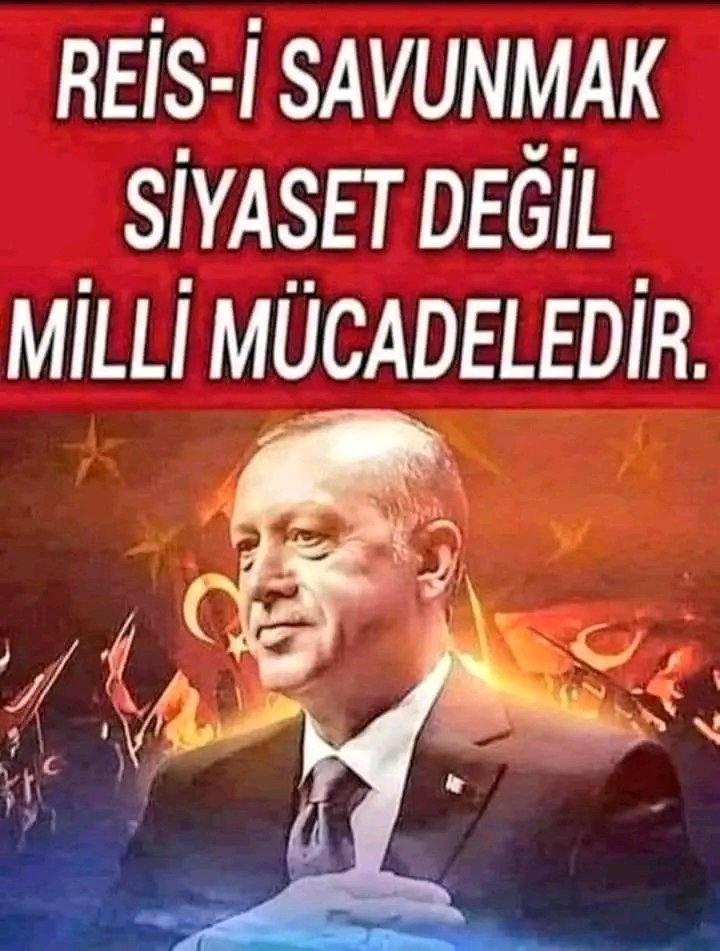 Recep Tayyip Erdoğanı savunmak siyaset değildir, Milli mücadelenin ta kendisidir. Yanındayım diyenlere selam olsun ✋️