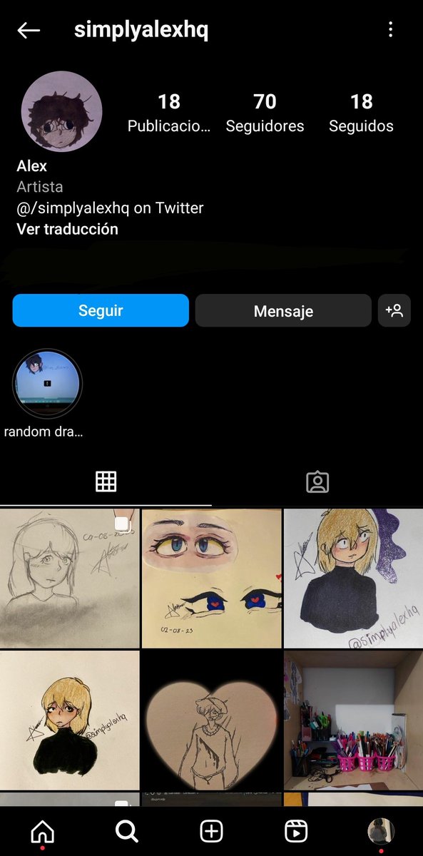 If y'all didn't know, heres my instagram. I post art in there but im not that active, i just post when i do really like a drawing or if i have the energy