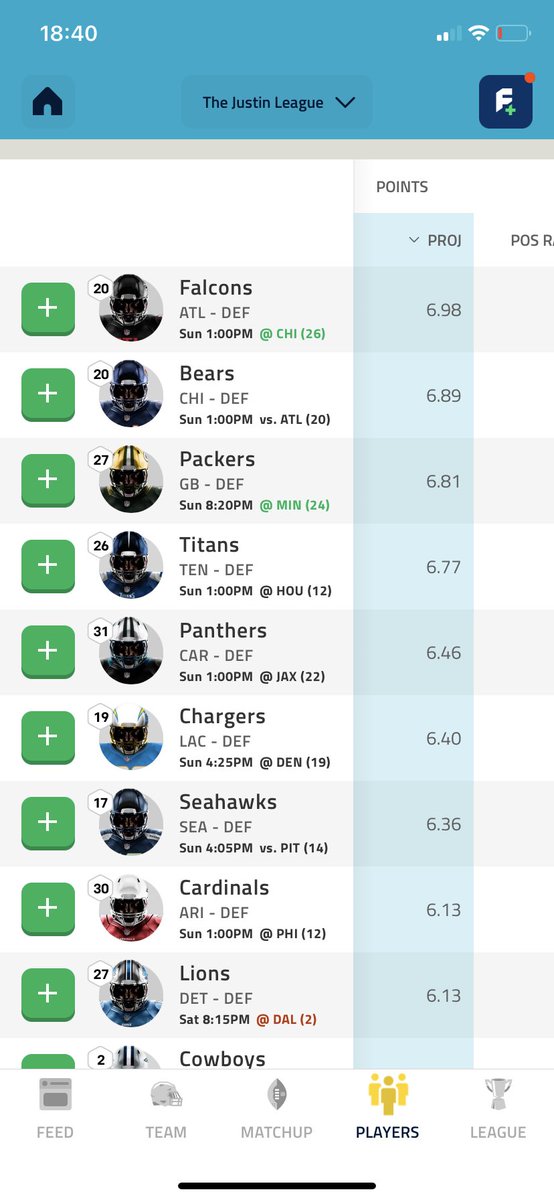 Karmatus's tweet photo. @FSSOSEQ Standard League, Rams Defense or one of these: https://t.co/DpSlxOy7yt