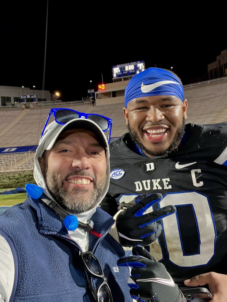 dukefanclee's tweet photo. @Dewaynecarter0 Mr. Duke!!! A true “People’s Champion”. @Dewaynecarter0 will be missed tremendously. Congrats buddy! 👏👏 Go be great in the NFL. https://t.co/f6ak9tlwh5