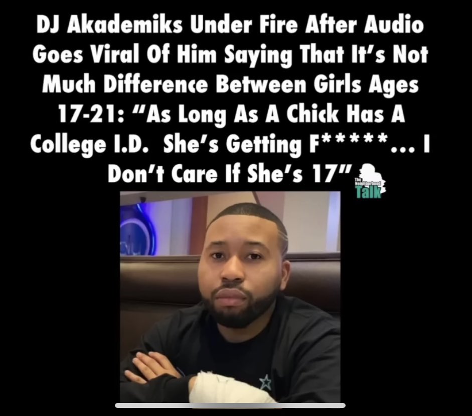 maxraxfax's tweet photo. @dom_lucre @Akademiks this your goat? https://t.co/eoLy164Ba6