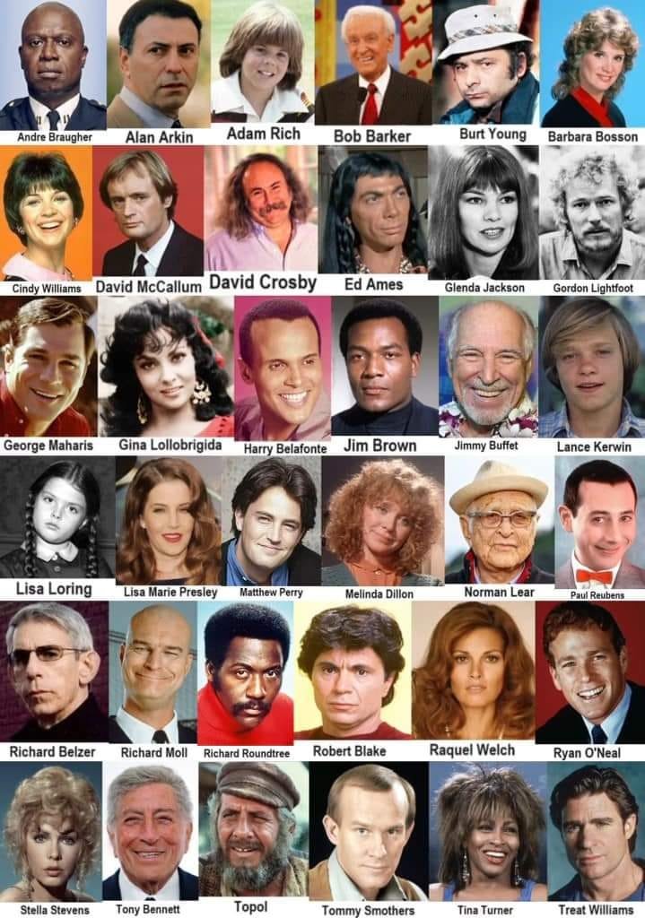 Celebrities we lost in 2023.....