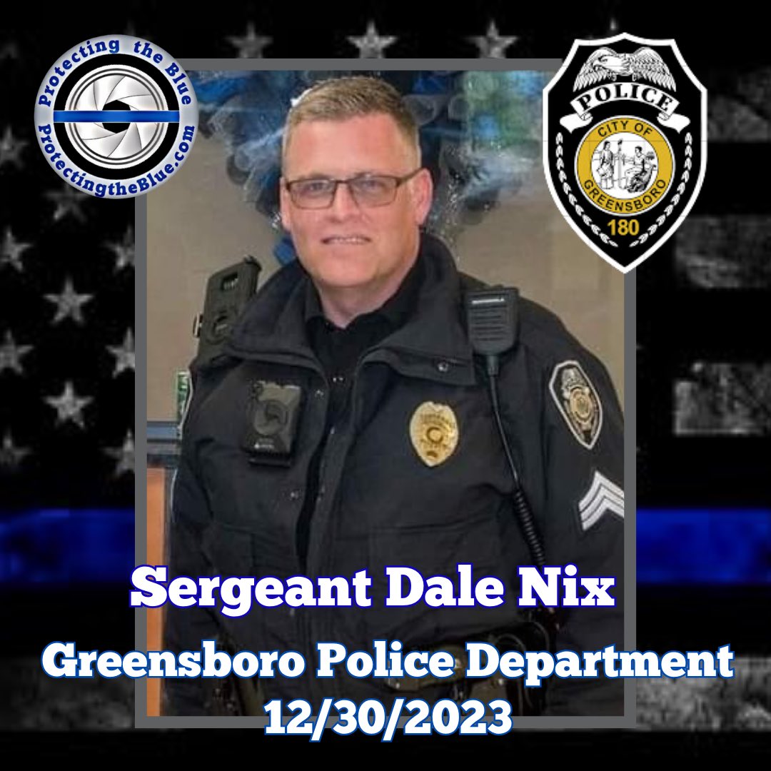 protectingblue's tweet image. RIP. North Carolina Sergeant Dale Nix was murdered when he was shot and killed when he tried to stop an armed robbery at a convenience store while off duty.  Sergeant Nix served his community for 22 years. STOP SHOOTING MY POLICE OFFICERS!!!