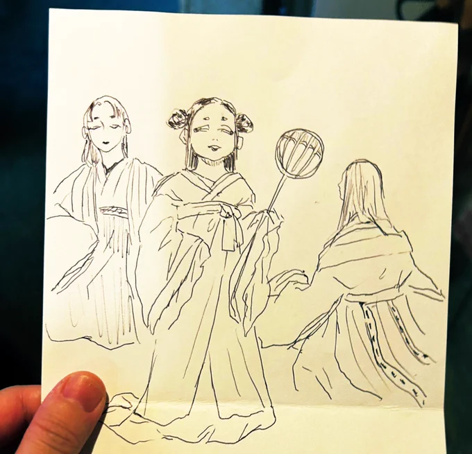 バイト中の落書き 