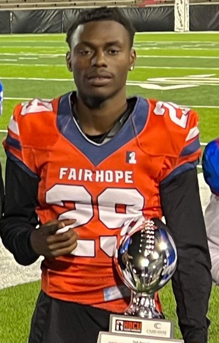 HBCUSports1's tweet photo. Miles College (DB) Graderius Brown HBCU Pigskin Showdown Defensive MVP with two interceptions https://t.co/QXpAxjgmFx