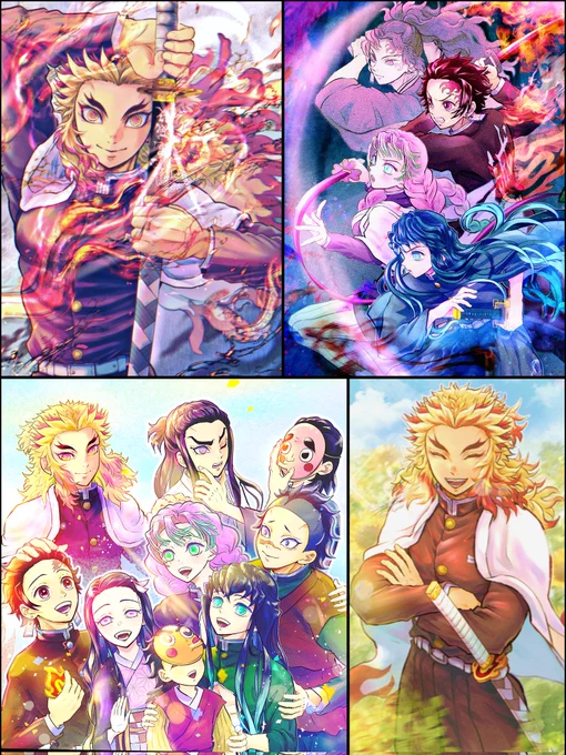 #2023自分が選ぶ今年の4枚
お絵描き始めて3年になり、大人数や塗りなど皆さまが沢山見て下さって学べた1年でした!
また柱¡稽古編でも沢山描いて成長していきたいです❣️
良いお年をお迎えください✨✨✨ 