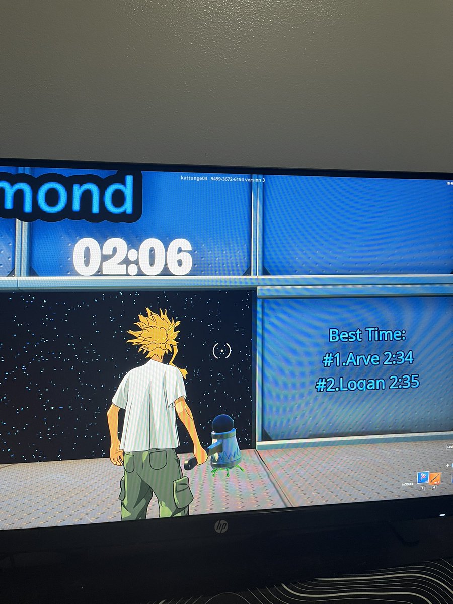 Beat the best time on diamond