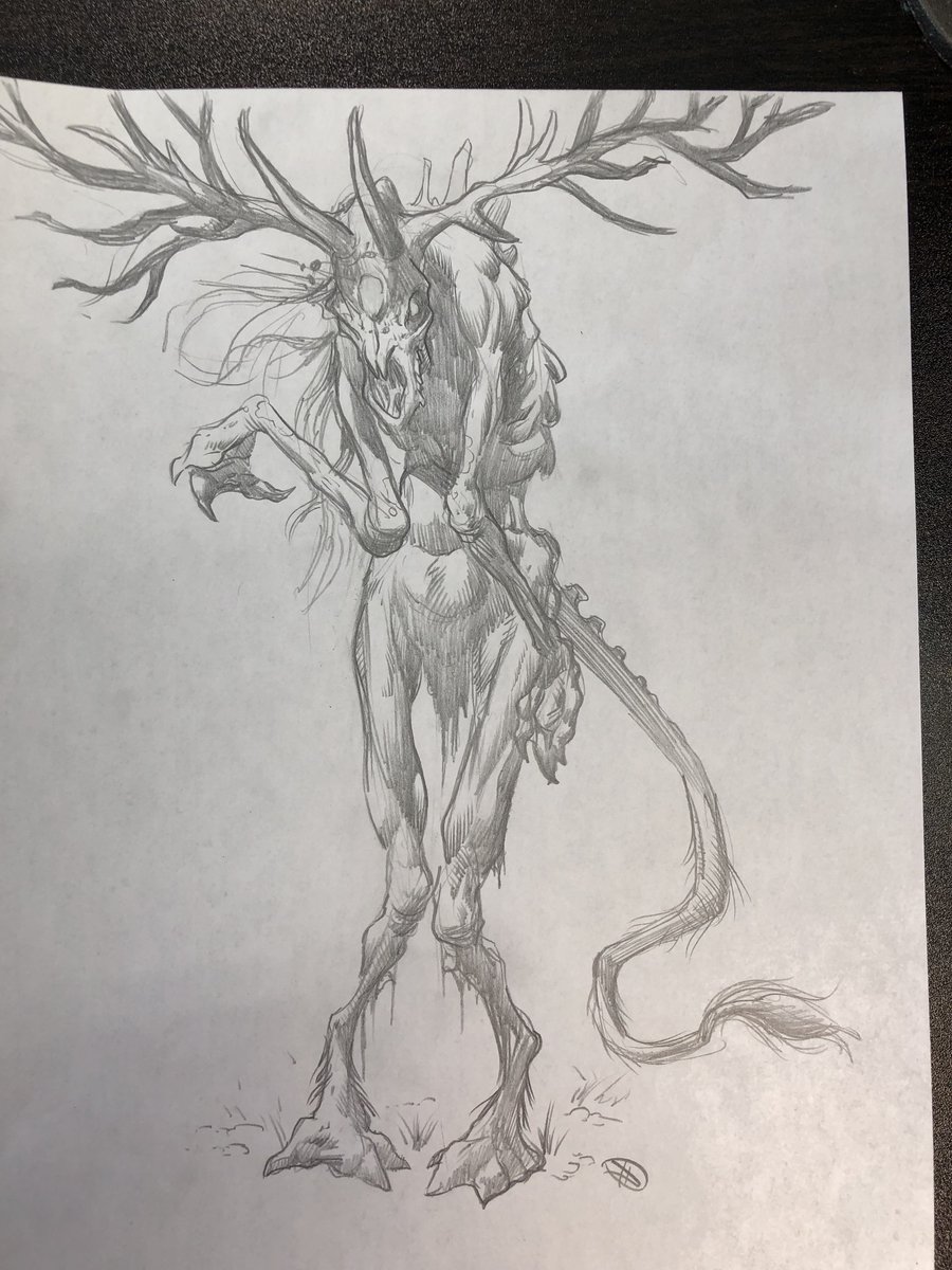 John Himmelstein made another Wendigo. He hasn't decided yet which model he prefers. 

The graphic novel is in its final stage. Please repost if you like what we do.

Issue #1 free at Bereft.ca.

kickstarter.com/projects/beref…