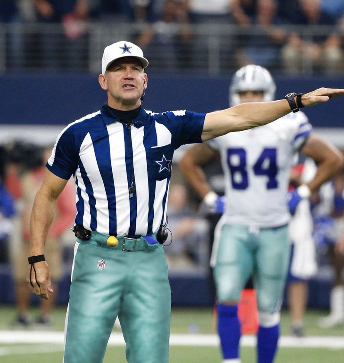 "Despite literally walking up to my face and reporting as eligible, #68 on the Lions failed to report as eligible"