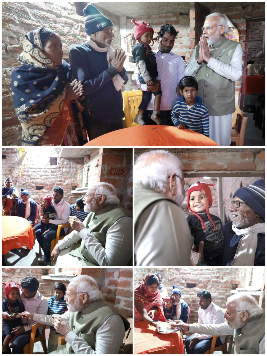 AapluNews's tweet image. PM SIR VISITING 👇😍😍

भगवान श्री राम की नगरी में बहन मीरा मांझी के घर जाने का अनुभव अविस्मरणीय बन गया है! #PMModi #PMModiInAyodhya #PMModiAyodhyaVisit #PMModiji #AAPLUNEWS #NewsUpdates #todaynews #newstoday #Ayodhya #AyodhyaRamMandir #AyodhyaRamTemple