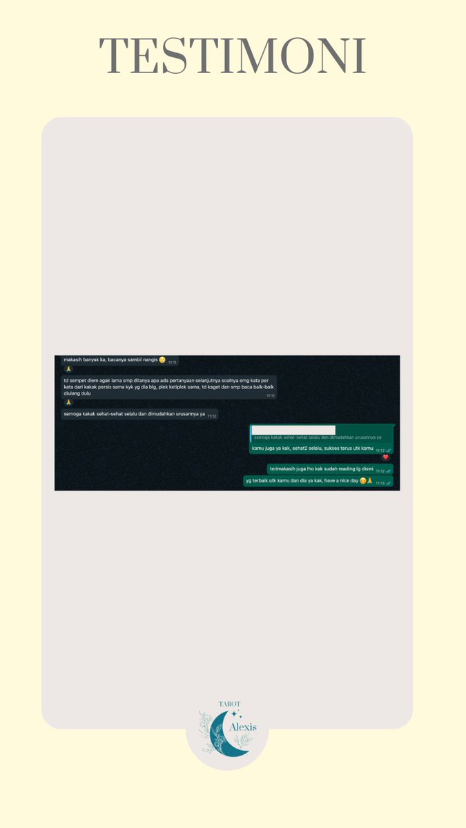 Alexis_990's tweet photo. Thank you for choosing us 🤗🥰
Anw aku masih open ya utk jasa tarot reading nya hari ini
Interactive session, no judging
Start from 30k
Daily life, love, career, friendship, dreams, past life
Feel free to chat 🎄🥳
#zonauang #bacatarot #zonajajan #jasatarot https://t.co/d3ycOAYLoI