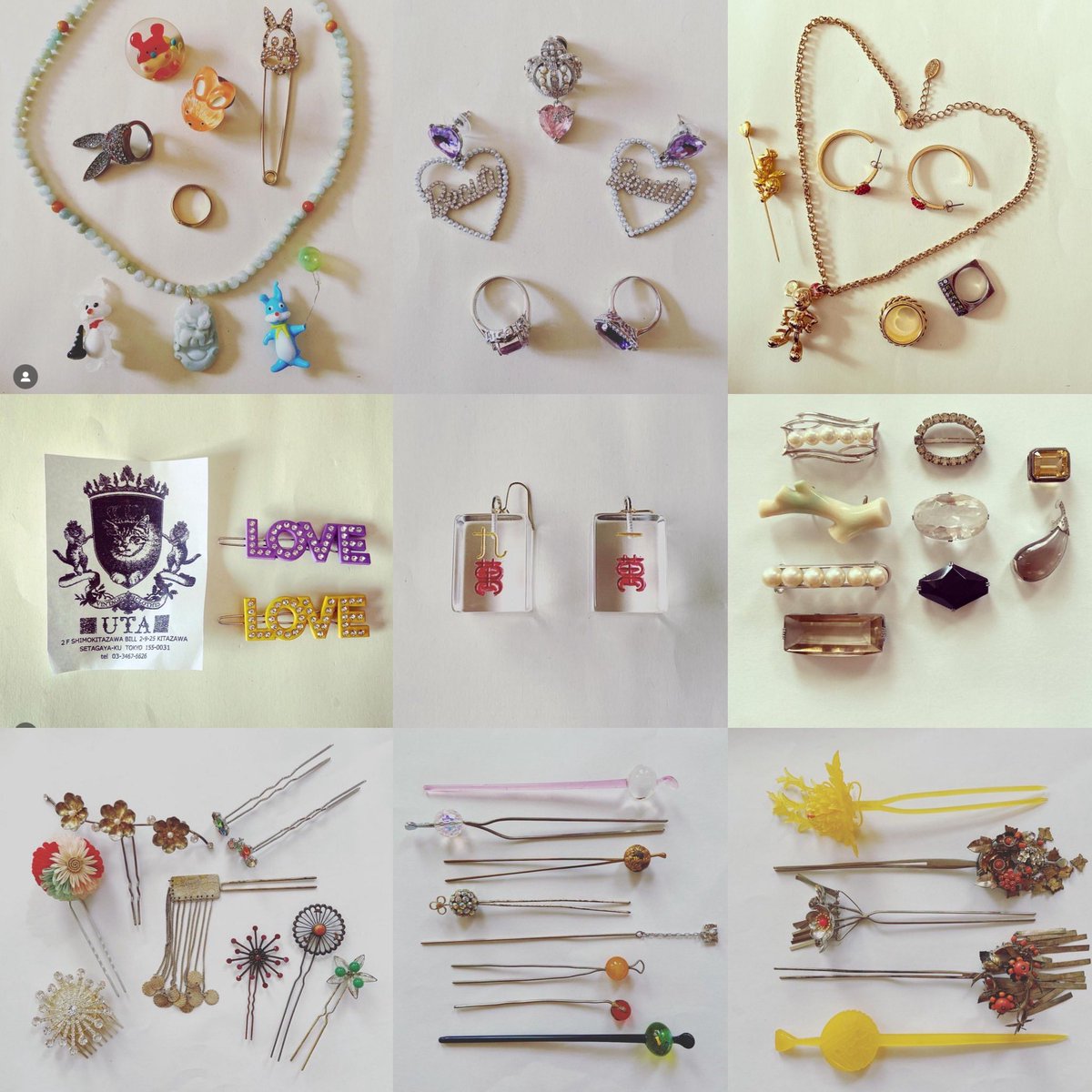 outauni's tweet image. ✨💎accessories 2023💎✨

今年やって来た新人さんたちもいっぱいの、
わたしの可愛いコレクションたち。
今年もたくさんお世話になりました❣️

#今日のアクセサリー #accessoriesoftheday #collector #vintagejewelry #vintagefashion
