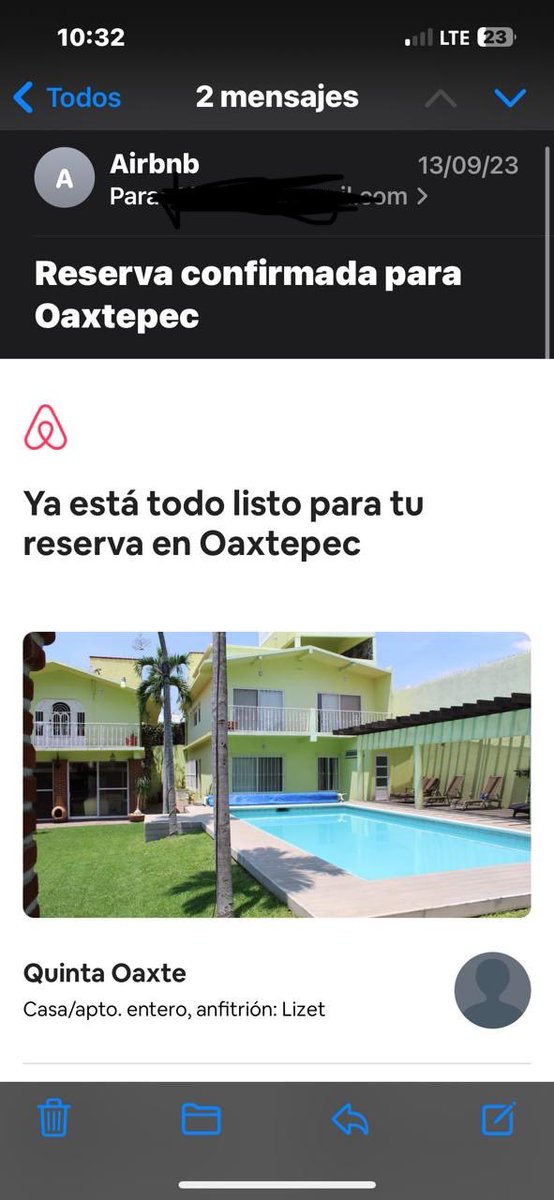 iei_gen's tweet photo. Abro hilo para contar  la terrible experiencia que tuvimos en @airbnb_mx el día de hoy. 

Desde el 14 de septiembre hice reservación para pasar del 30 de dic al 2 de enero en una casa en Oaxtepec. Desde ese día se pagaron $4982.66 pesos mexicanos. https://t.co/jtocGIXApp