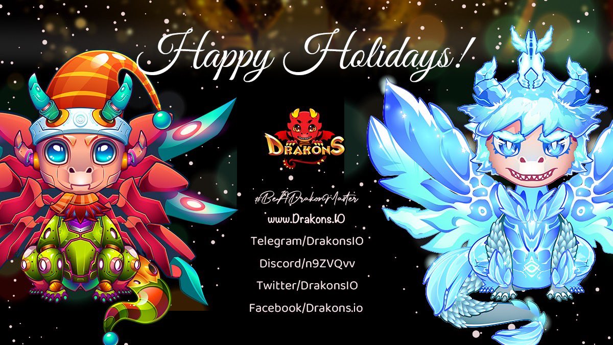 DrakonsIO's tweet image. Happy New Year! 

Catch our #Christmas2023 Limited Edition Metal and Frost soon at the Marketplace 🐲🐉

#BeADrakonMaster
#Christmas2023
#LimitedEdition