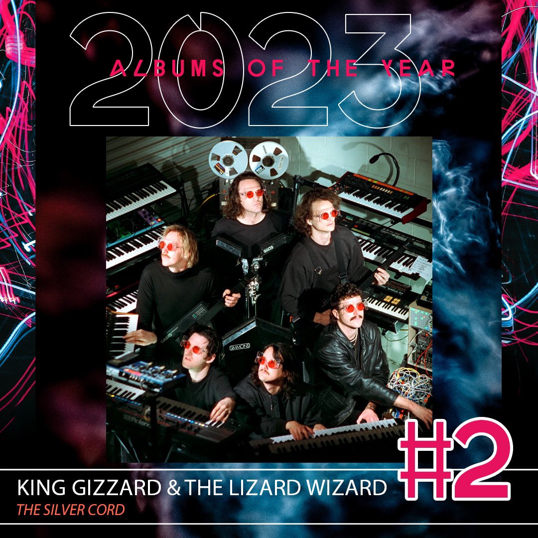 therecorddoctor's tweet photo. My Top 20 Albums of the Year in thread format! 🧵 

01. @kinggizzard 
02. @kinggizzard 
03. #lanadelrey
04. @kylieminogue https://t.co/uDey6OXuaM