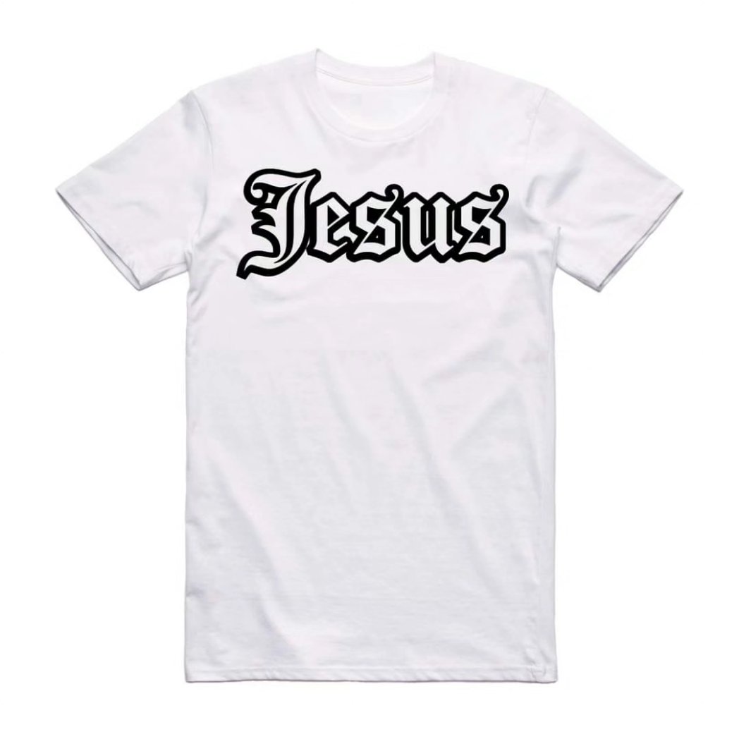 'Rep your faith and spread the message of love with our Jesus t-shirt! ✝️💕 Get yours today and share your belief in style! #JesusTShirt #FaithFashion #SpreadTheWord'