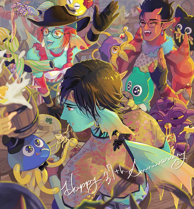 今年も楽しく描けました #2023年自分が選ぶ今年の4枚 