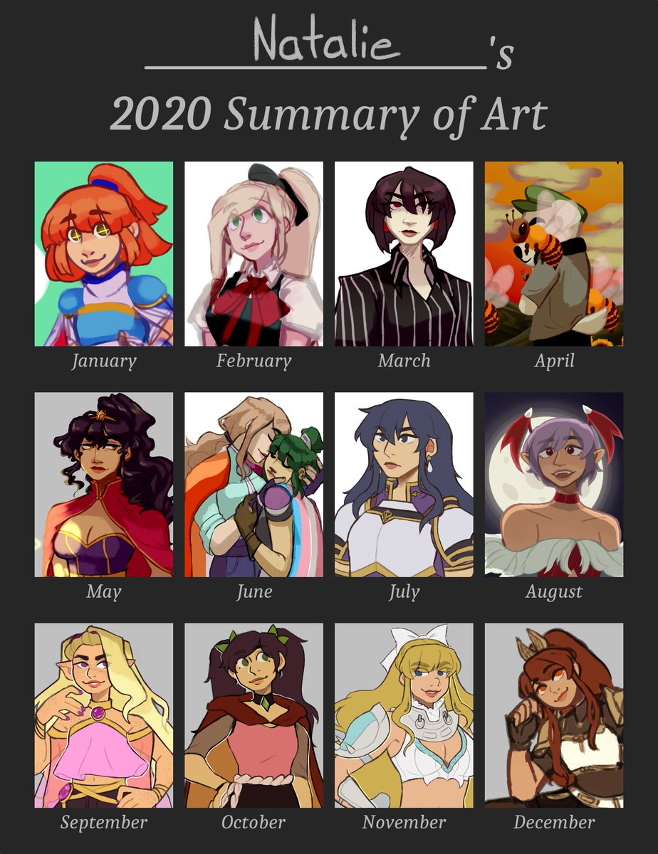nononchanart's tweet photo. Here's the last 4 years of art https://t.co/BbWykbVOLU
