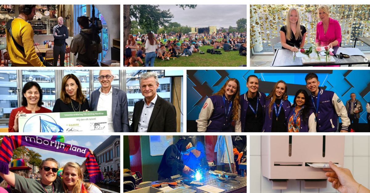 2023, een jaar om met een glimlach op terug te kijken. 

Van 3x goud en 2x brons op Skills The Finals tot aan het ondertekenen van het VN Verdrag voor inclusief onderwijs. Een greep uit momenten waar we met trots op terugkijken. 

Nu is het tijd voor 2024. Wij hebben er zin in!