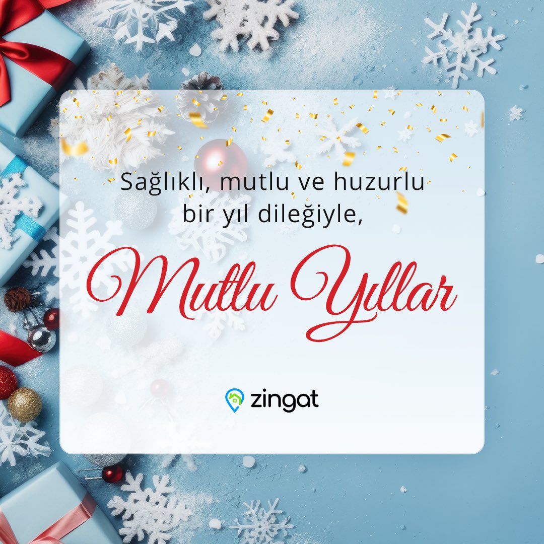 Umutların gerçek olduğu, sağlıklı, mutlu ve huzurlu bir yıl dileriz. 💙