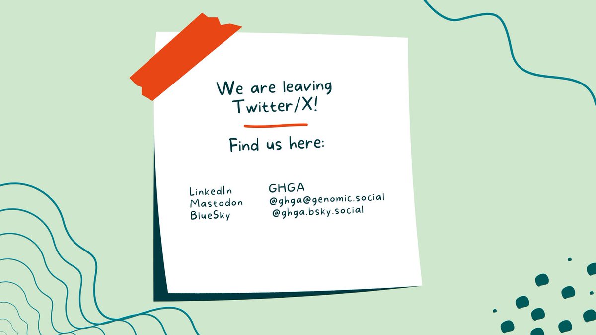 **This account is now closed**

GHGA will no longer be posting on Twitter/X.

We will be continuing  to post on other social media platforms that better reflect our values.

Read more: t1p.de/ft6hi