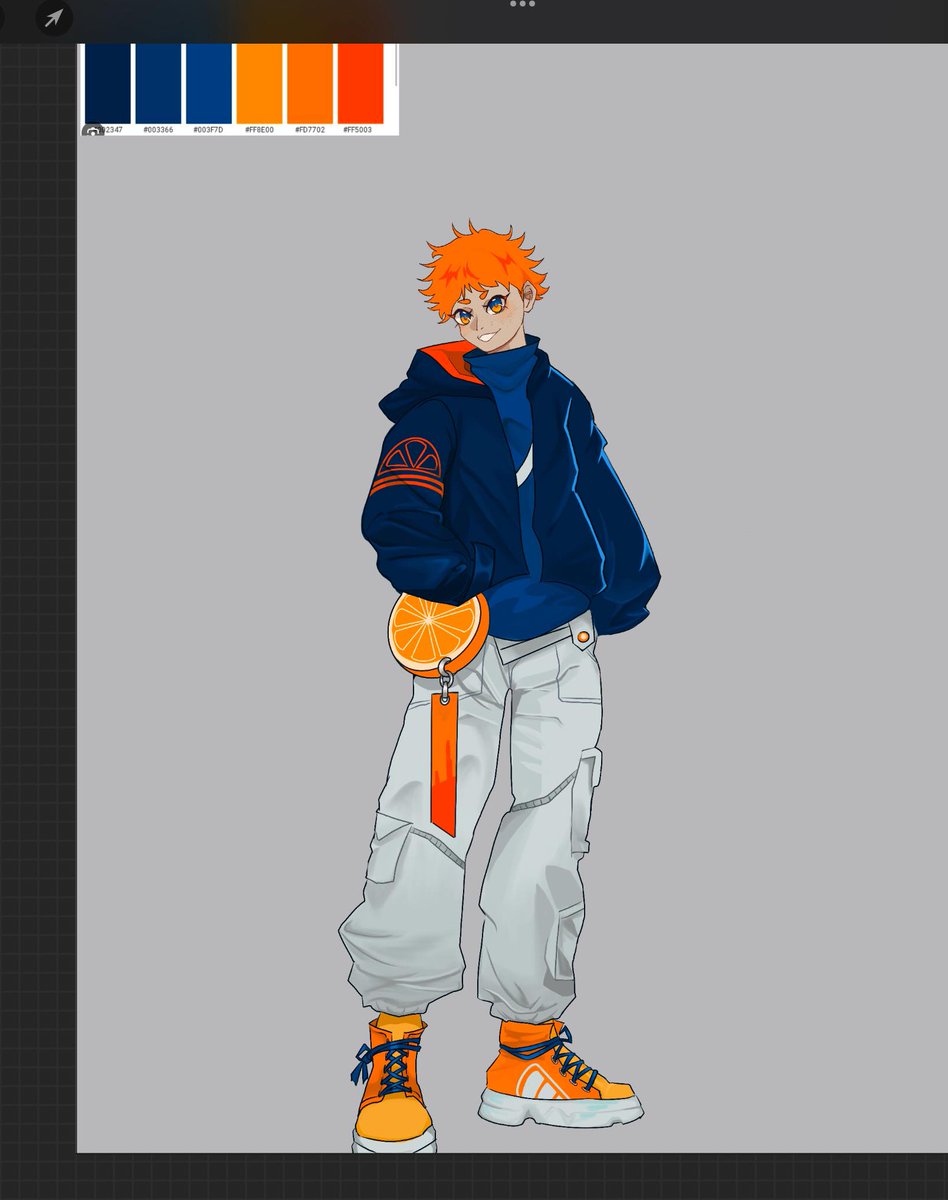 dee_hemonslayer's tweet photo. Last art of the year ✨ 
Orange boi 🍊 
#art #characterart #AnimeArt #originalcharacter #artmoots https://t.co/dJMg25OjwZ