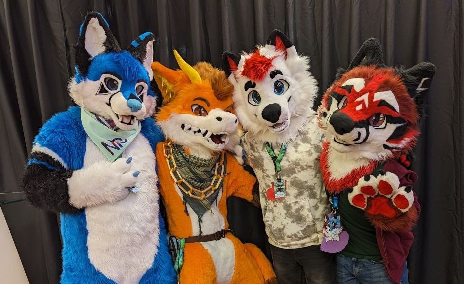 Reddo Nagare (@reddonagare) on Twitter photo #Furvester5 with the Bois <3
Small group picture with suit family ^^
All made by the dear <a href="/FurNEkkoCr/">FurNEkko Creations ⸸ NEkko</a>
(sadly don't have all @'s)
From left the right
<a href="/DjNicTheFox1/">DjNicTheFox</a>
Me uwu :3
Twitchhusky
DerWolfFuchsi #Furvester5 with the Bois <3
Small group picture with suit family ^^
All made by the dear <a href="/FurNEkkoCr/">FurNEkko Creations ⸸ NEkko</a>
(sadly don't have all @'s)
From left the right
<a href="/DjNicTheFox1/">DjNicTheFox</a>
Me uwu :3
Twitchhusky
DerWolfFuchsi