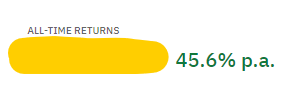 TradeInMomentum's tweet photo. My returns since Aug 2023: 45.6%. Constantly refining my stock picks to surpass mutual fund returns each year. #Investing #Stocks https://t.co/53UiImuxTr