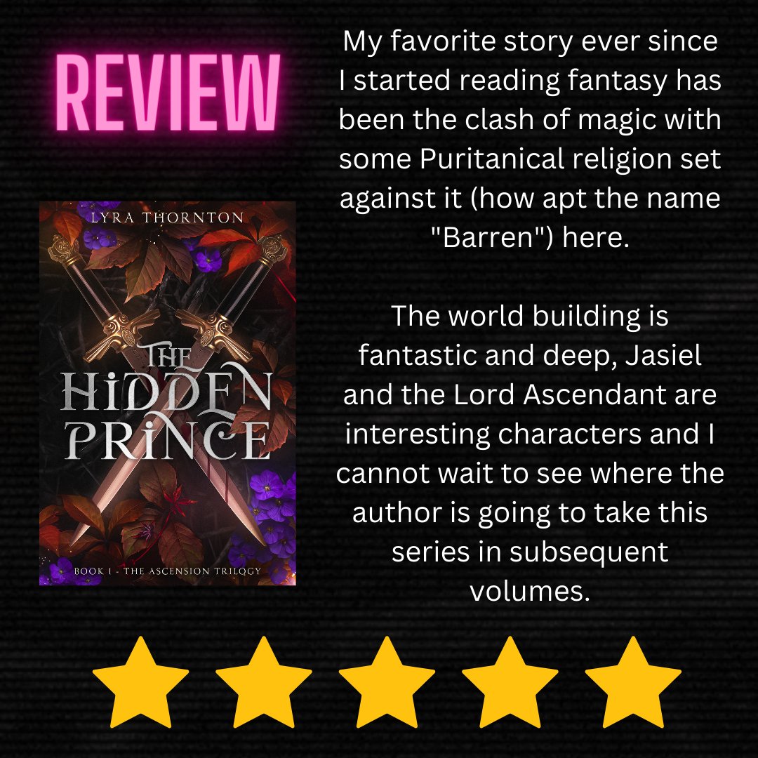 #review #thehiddenprince #mmfantasy #darkfantasy #sacrificialmagic