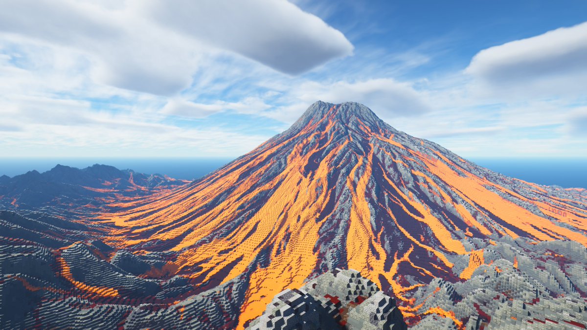 ingarn_'s tweet photo. Volcano

#Minecraft #minecraftbuild https://t.co/yS1huM2XHR
