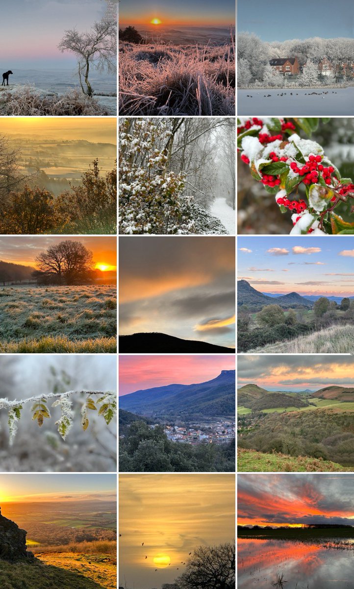 Good morning! My December #photo summary. Not many red skies in Dec, or many frosty mornings either.