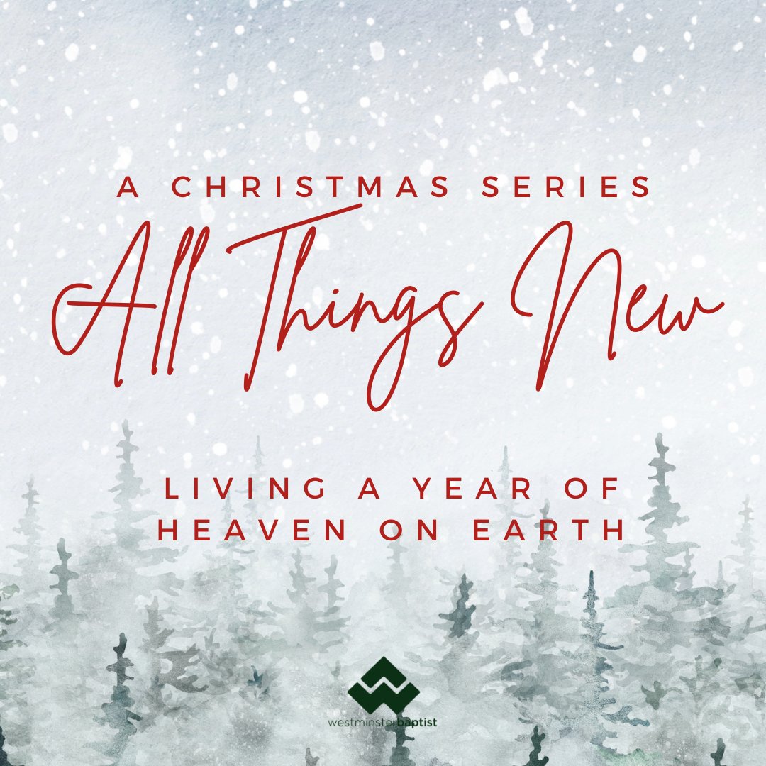 discoverWBC's tweet photo. Join us this morning online or on campus. 𝓐𝓵𝓵 𝓣𝓱𝓲𝓷𝓰𝓼 𝓝𝓮𝔀 🎄 𝓐 𝓒𝓱𝓻𝓲𝓼𝓽𝓶𝓪𝓼 𝓢𝓮𝓻𝓲𝓮𝓼 #westminsterbaptistchurch #discoverwbc #gathergrowgo #carrollcountymd #westminster #westminstermd #makingdisciples #christmasseries #allthingsnew #allarewelcome https://t.co/MQs3msq8dc