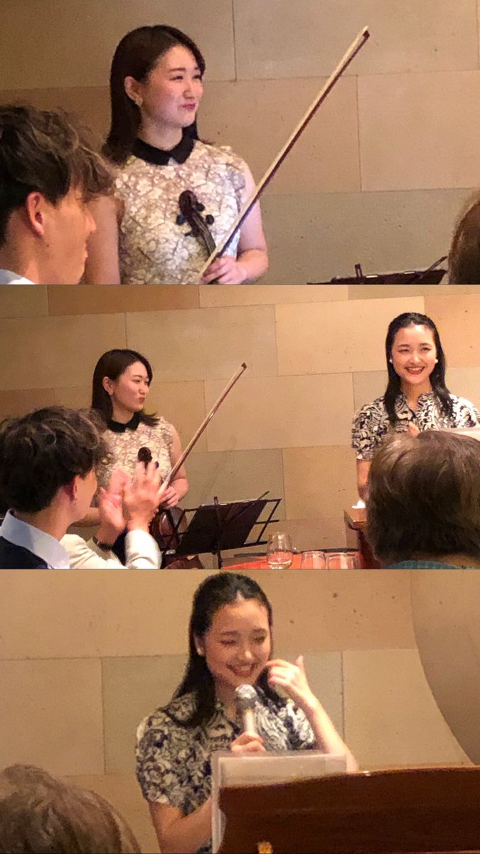 カデンツァーレ毎月主催シリーズ🎶×🍷（時差記録）

9月「映画音楽🎞」の回。
ヴァイオリニスト里見莉衣乃さんをお迎えし、今回は思い切ってNoクラシック！ここぞとばかりに名作を彩った映画音楽で攻めてみました😎

とっても大盛り上がり！毎度素敵過ぎるお客様に囲まれ演奏出来ることが本当に幸せ🥺