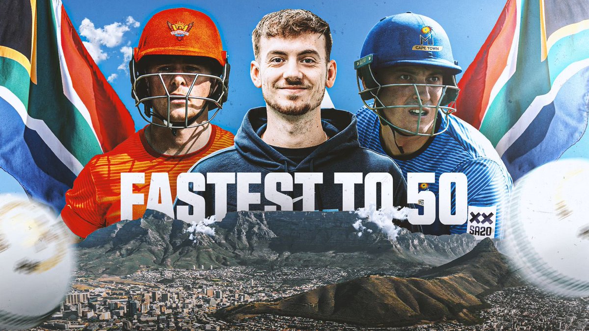Fastest to 50: OUT NOW 🔥

Join Jack as he takes on Tom Banton and Tom Abell in our latest episode!

youtu.be/V-5GuTC4lWg?si…

#CricketDistrict #FastestToFifty #Betway #SA20 #WelcomeToIncredible