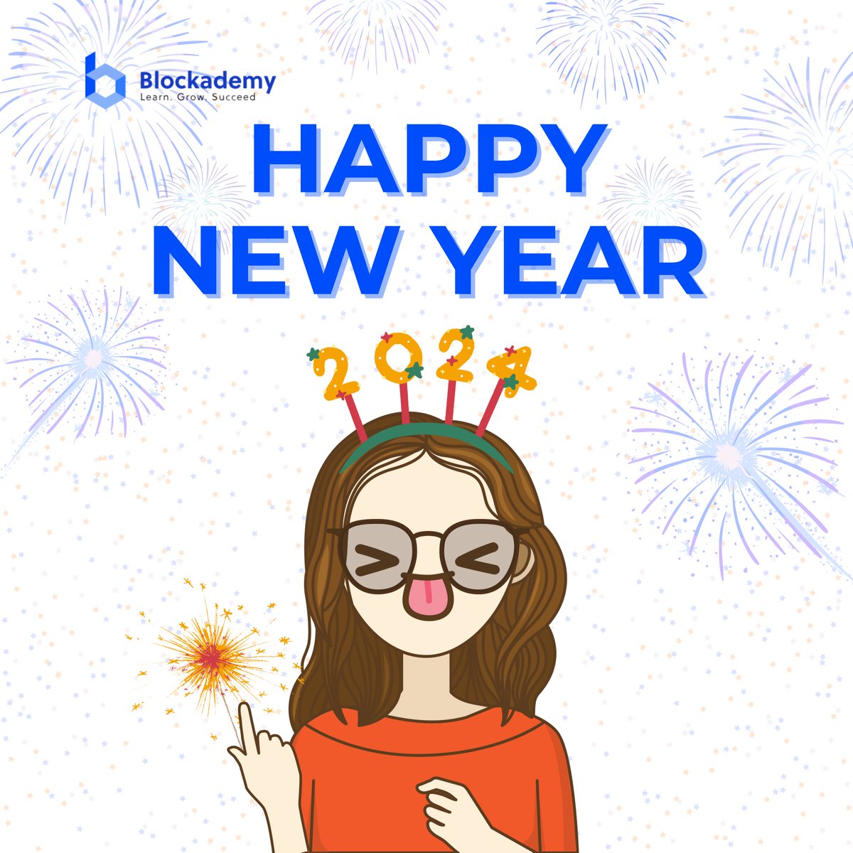 blockademy_ai's tweet photo. New year, new goals, new knowledge!
We're proud to be your guide along the journey of exploration and innovation!
Here's to 2024 brimming with even more #blockchain breakthroughs and beginner moves!
We can't wait to see what you achieve next!
#Blockademy #HappyNewYear #web3 https://t.co/CN0Kt9eUm4