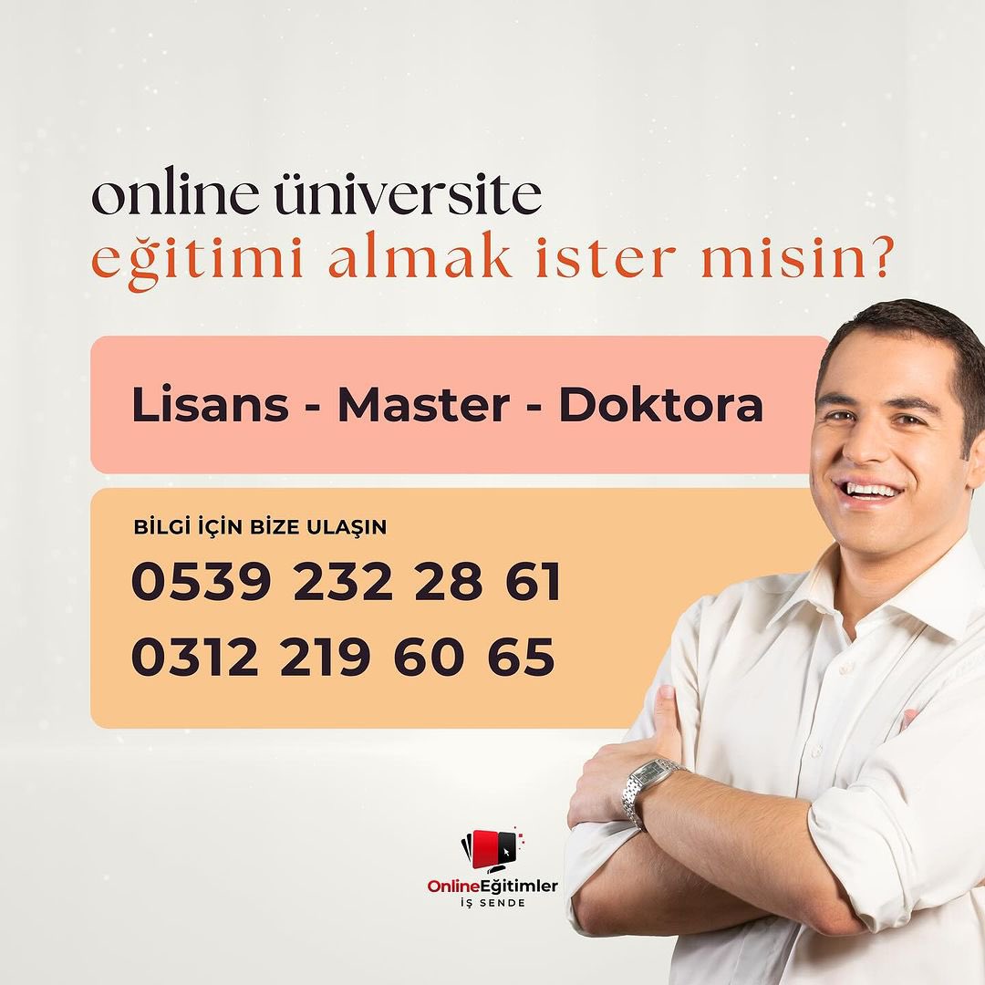 Eğitim Hakkında Detaylı Bilgi Almak için
📲0312 219 60 65
📲0539 232 28 61 (Whatsapp - Telefon)

#onlineegitimler #onlineegitimlerakademi