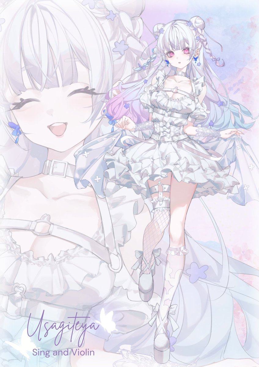 usg_teya's tweet photo. ⸜#今年最後のVTuberフォロー祭り⸝‍

 #Vtuber準備中 のうさぎてゃです⸜🐰⸝‍

︎ ✧うさぎになりたい人間︎ ✧
︎ ✧ヴァイオリンつよつよ︎ ✧
︎ ✧ゲーム大好き︎ ✧
︎ ✧2月3日に初配信&amp;3Dお披露目︎ ✧

🤍♻️💬で気になるVさん巡回します🍀
一緒に遊んだり作品を作ったりできる人募集中…♡ https://t.co/7NGXWimKW0