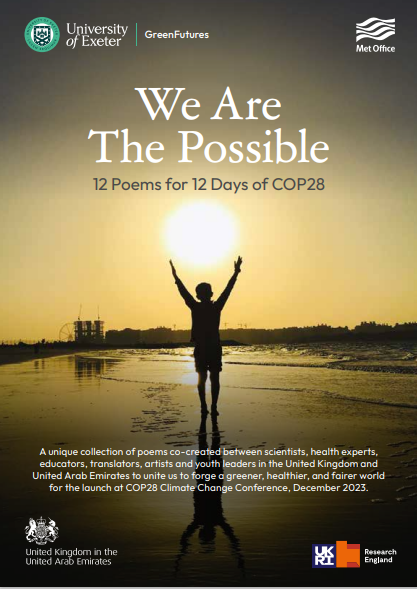 Discover how a team <a href="/UniofExeter/">University of Exeter</a> <a href="/metoffice/">Met Office</a> link #science, #health, #education &amp; the #arts as catalysts for a greener, healthier, fairer🌏Read about their unique collaborative way of working &amp; all the outputs they delivered at #COP28👉bit.ly/3tf2EcV <a href="/guardian/">The Guardian</a>