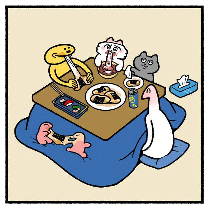 みなさま 今年も大変お世話になりました 楽しい一年でした 2024年もどうぞよろしくお願いいたします ⎛ᐢᔨ🥂ᔦᐢ⎞